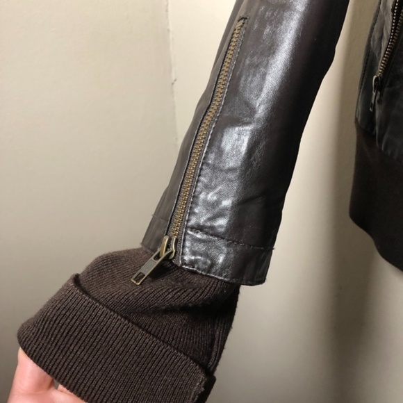 Mackage for Aritzia leather jacket — Brown — Large - Picture 4 of 8